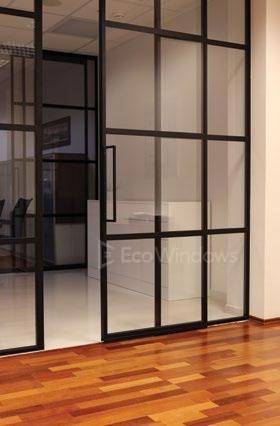 Eco steel doors cutting off living room